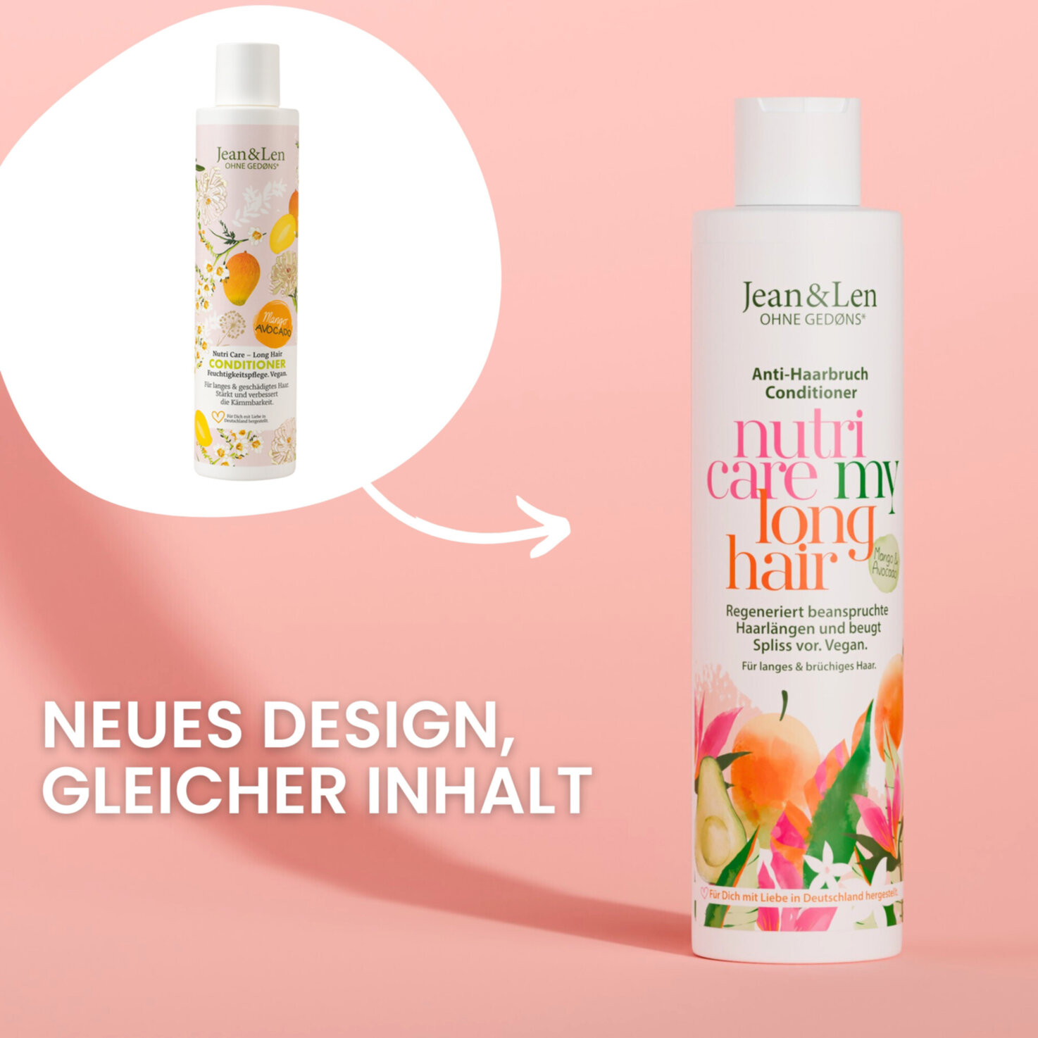 Jean&Len Nutri Care Conditioner Mango & Avocado