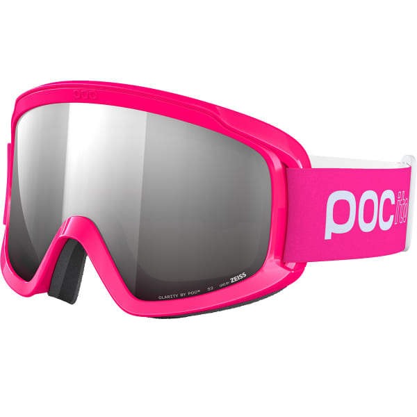 Masque de ski POC POCITO OPSIN FLUORESCENT PINK/PARTLY SUNNY SILVER