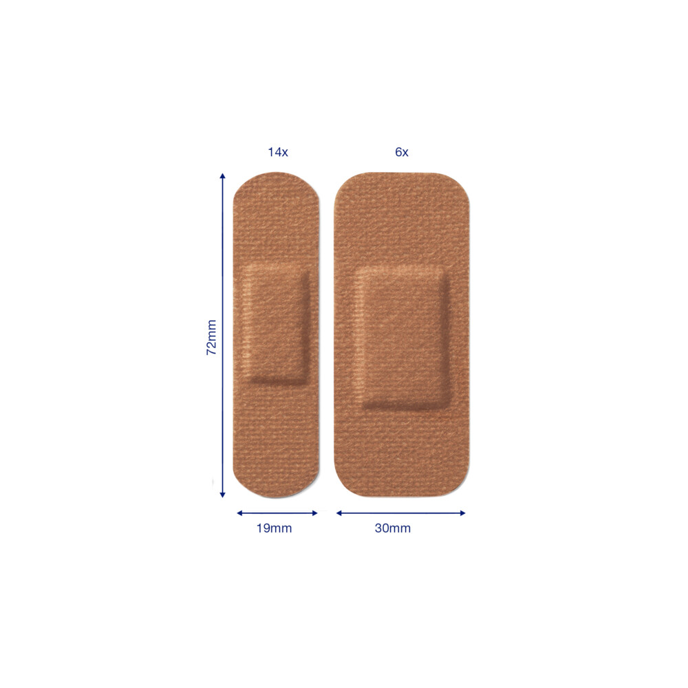 2x Hansaplast Sensitive Pleister Medium20 stuks