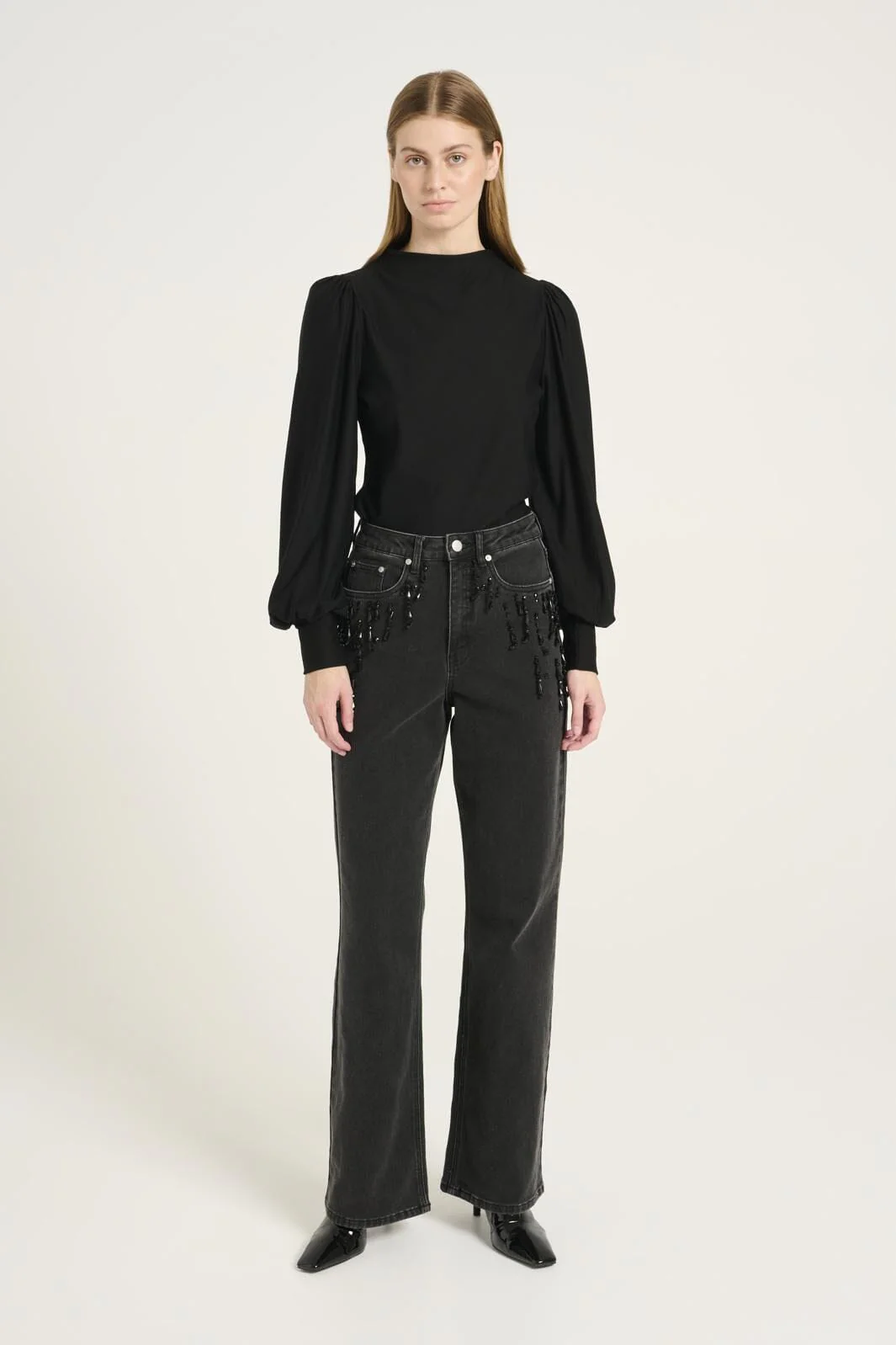 Gestuz Rifagz Puff Top 100017 black
