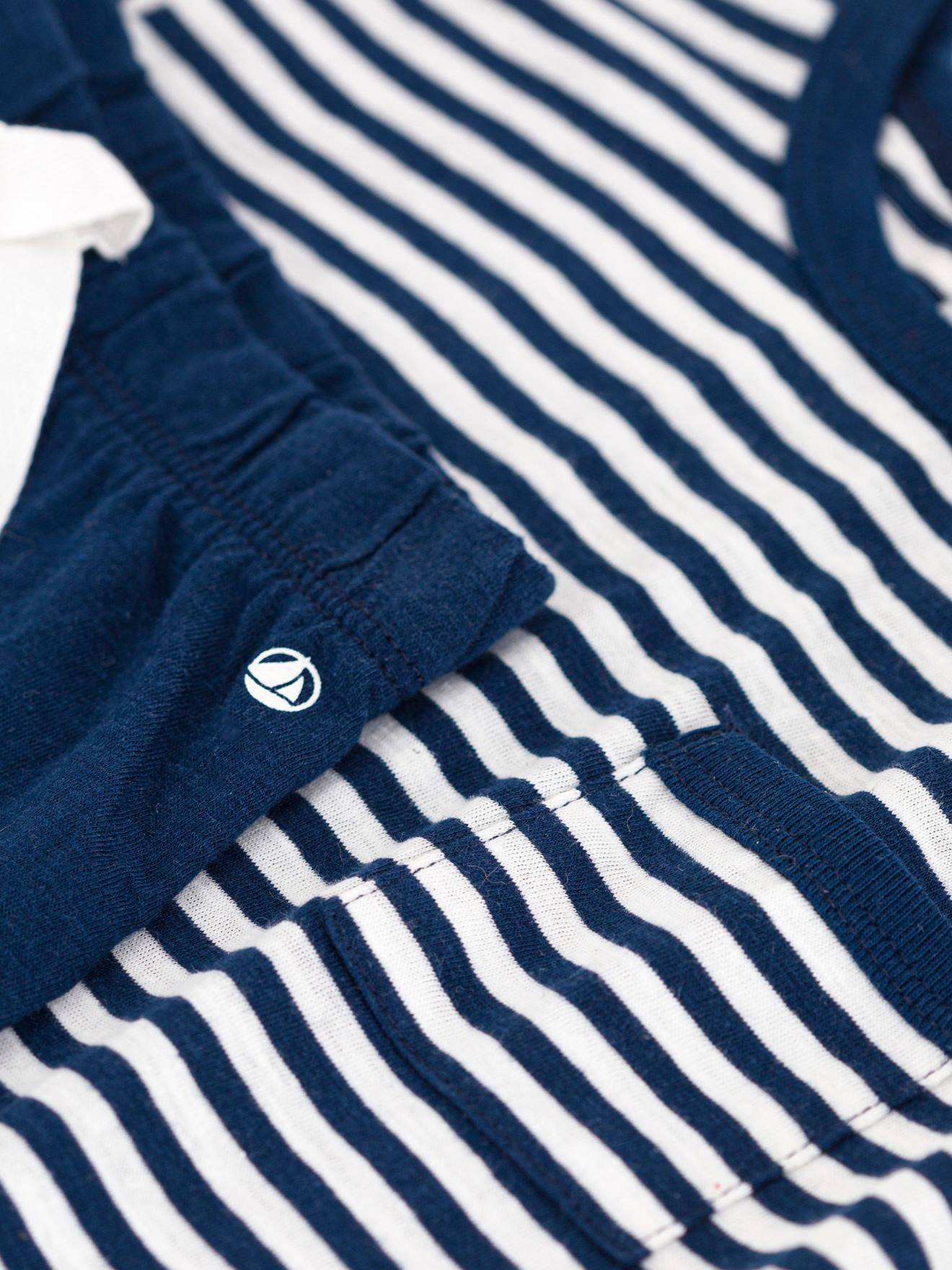 Conjunto PETIT BATEAU de 2 peças para recém-nascido, azul