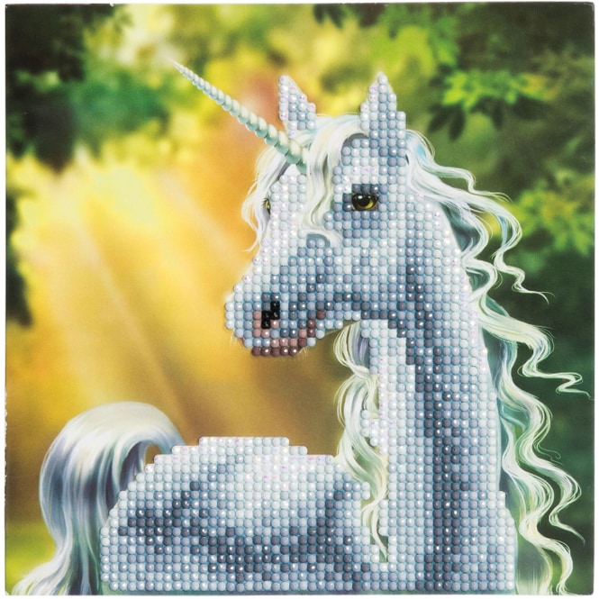 Crystal Art - Kristallkarte - Einhorn