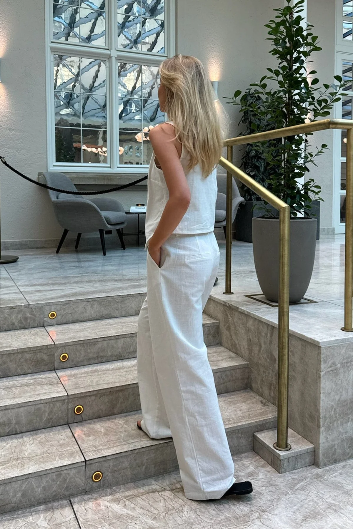 BYIC Celinaic Vest white white