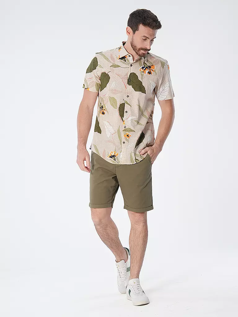 KNOWLEDGE COTTON APPAREL Shorts CHUCK olive