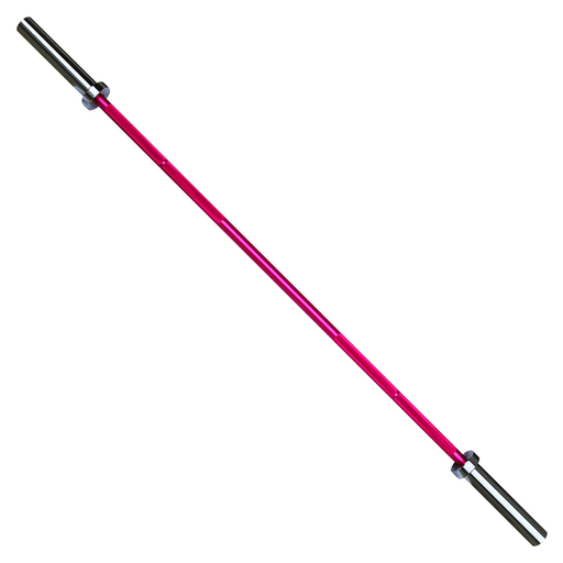 Barra de alumínio de 180 cm e 50 mm com 2 batentes de disco.