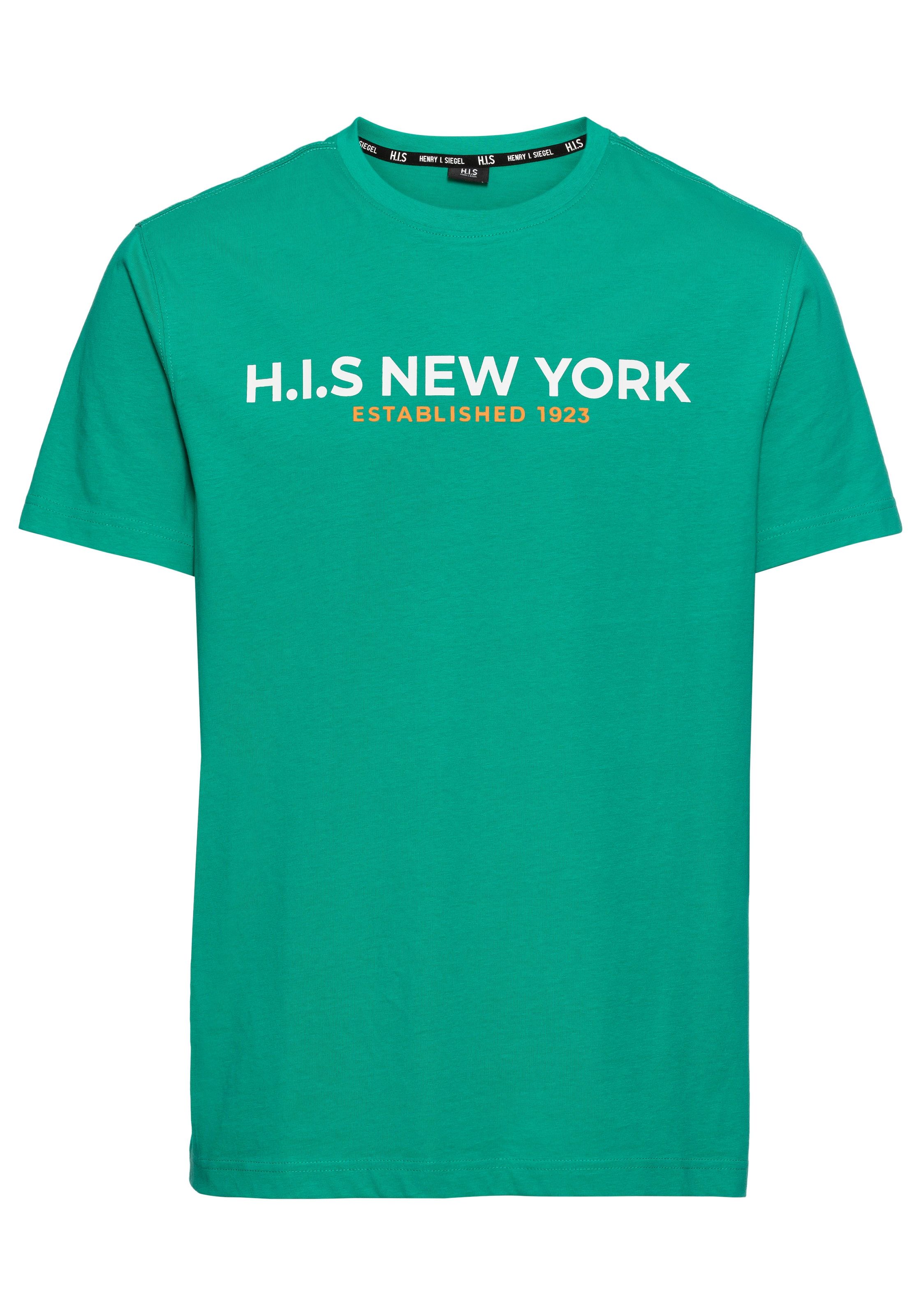 H.I.S T-Shirt , Mit grossem Frontprint