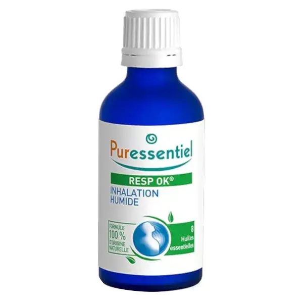 Puressentiel Solução para Inalação Respiratória Úmida com 8 Óleos Essenciais 50ml