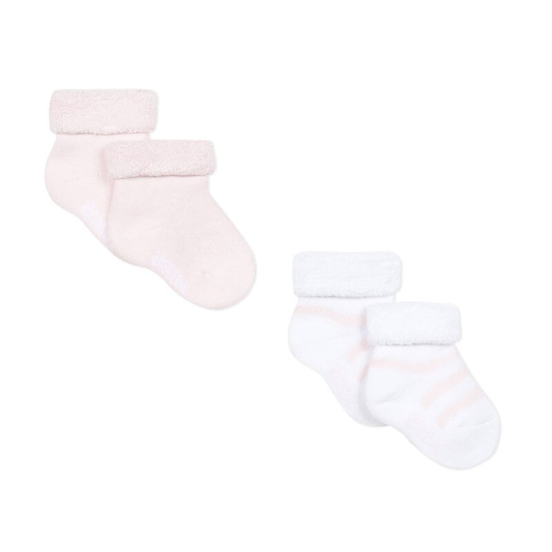Lot de 2 paires de chaussettes bébé Absorba Aucune nuance