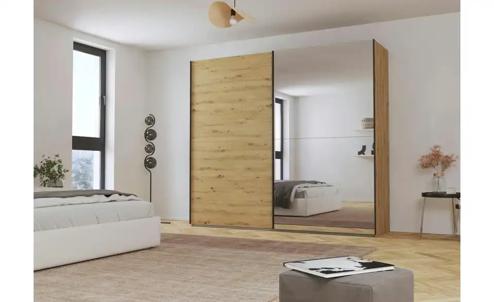 Schwebetürenschrank Fifty 251 cm 2 Stück