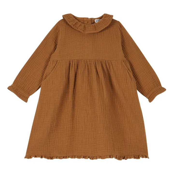 Emile et Ida Robe Gaze de Coton | Camel
