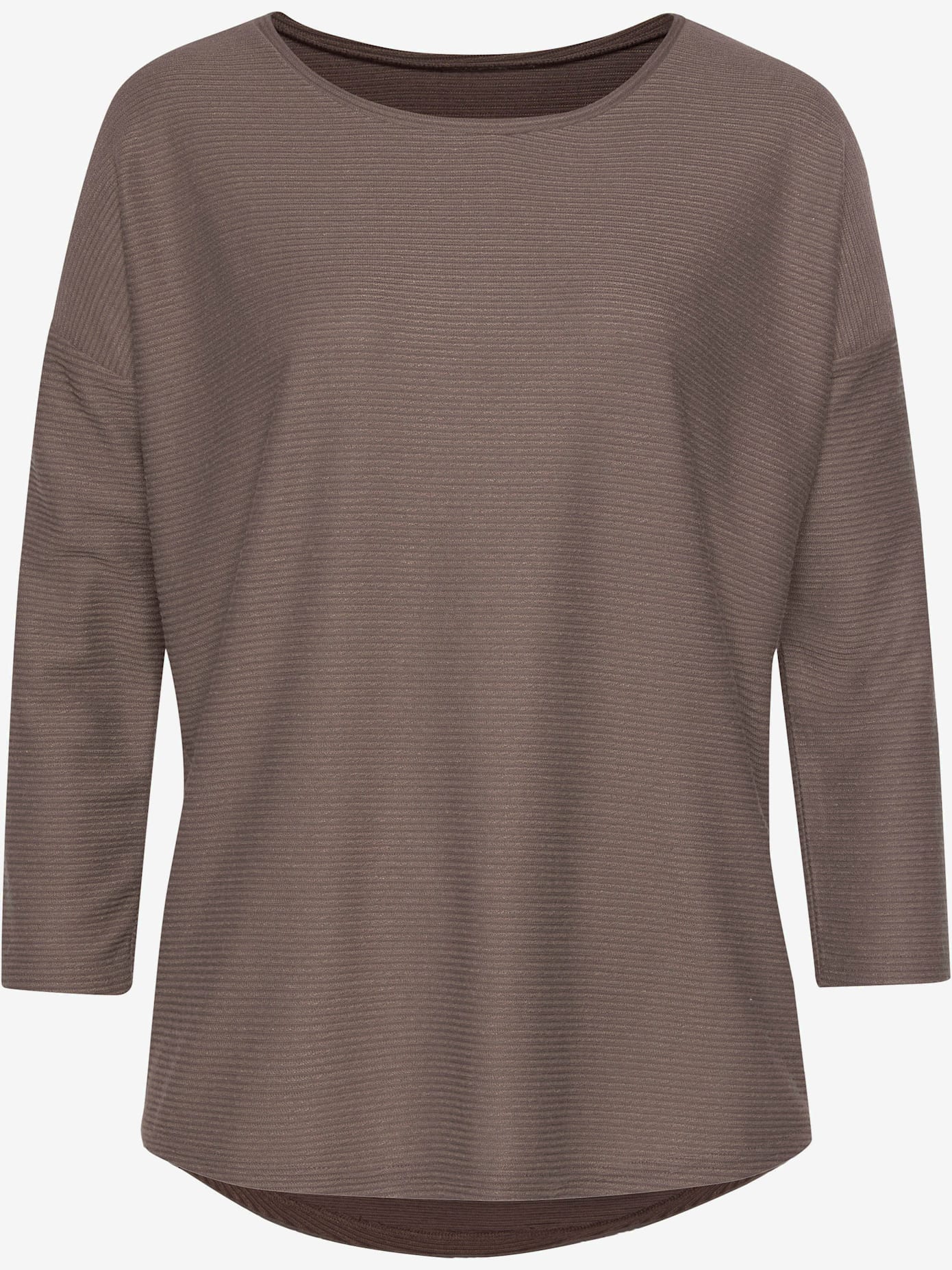 T-shirt à manches 3/4 coupe ample avec mancherons