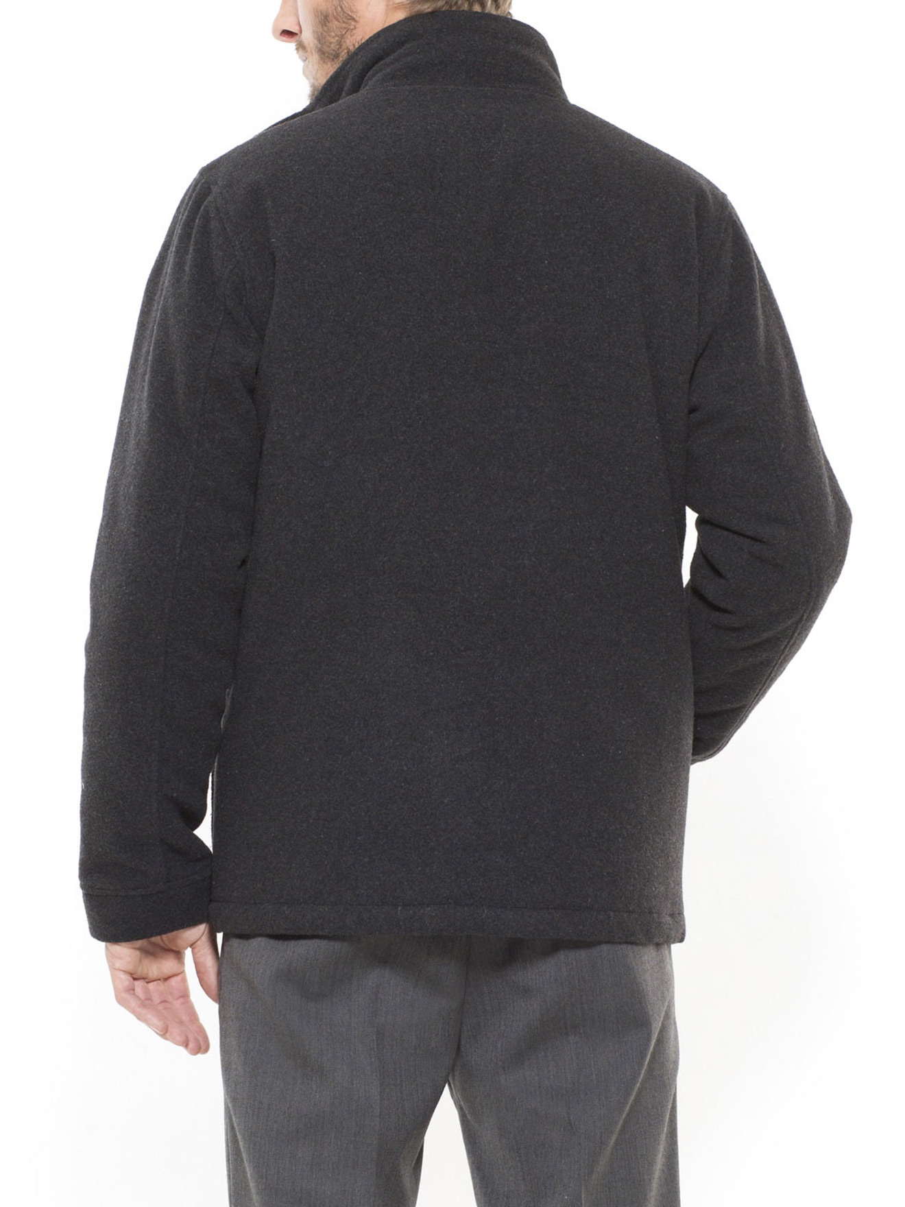 Parka courte drap de laine