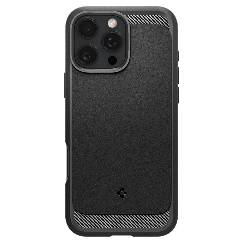 iPhone 16 Pro Rugged Armor MagSafe Case Hülle (ACS08115) - Schwarz (Matt)
