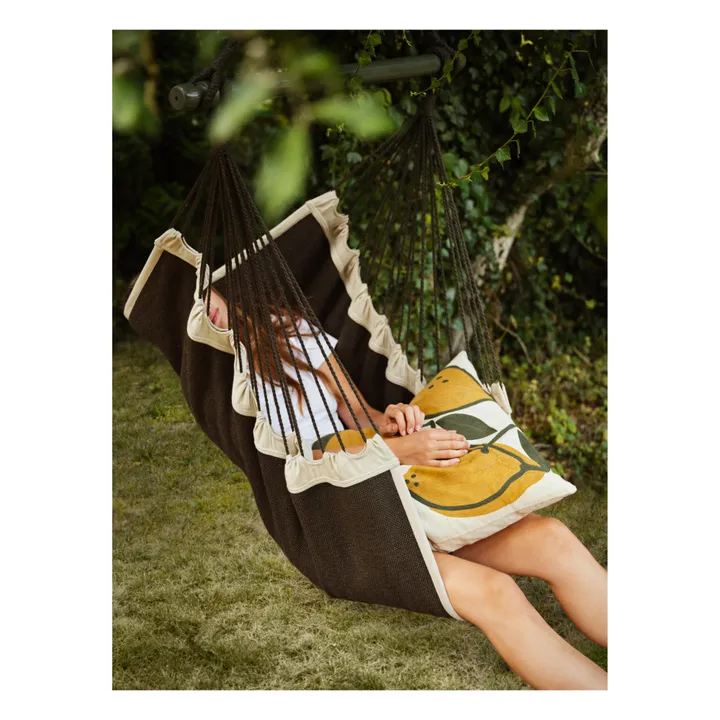 Broste Copenhagen Chaise à suspendre Paloma | Vert kaki