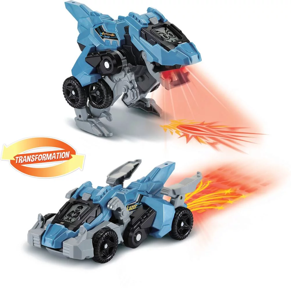 SWITCH & GO DINOS FIRE - LAZOR, LE SUPER VÉLOCIRAPTOR