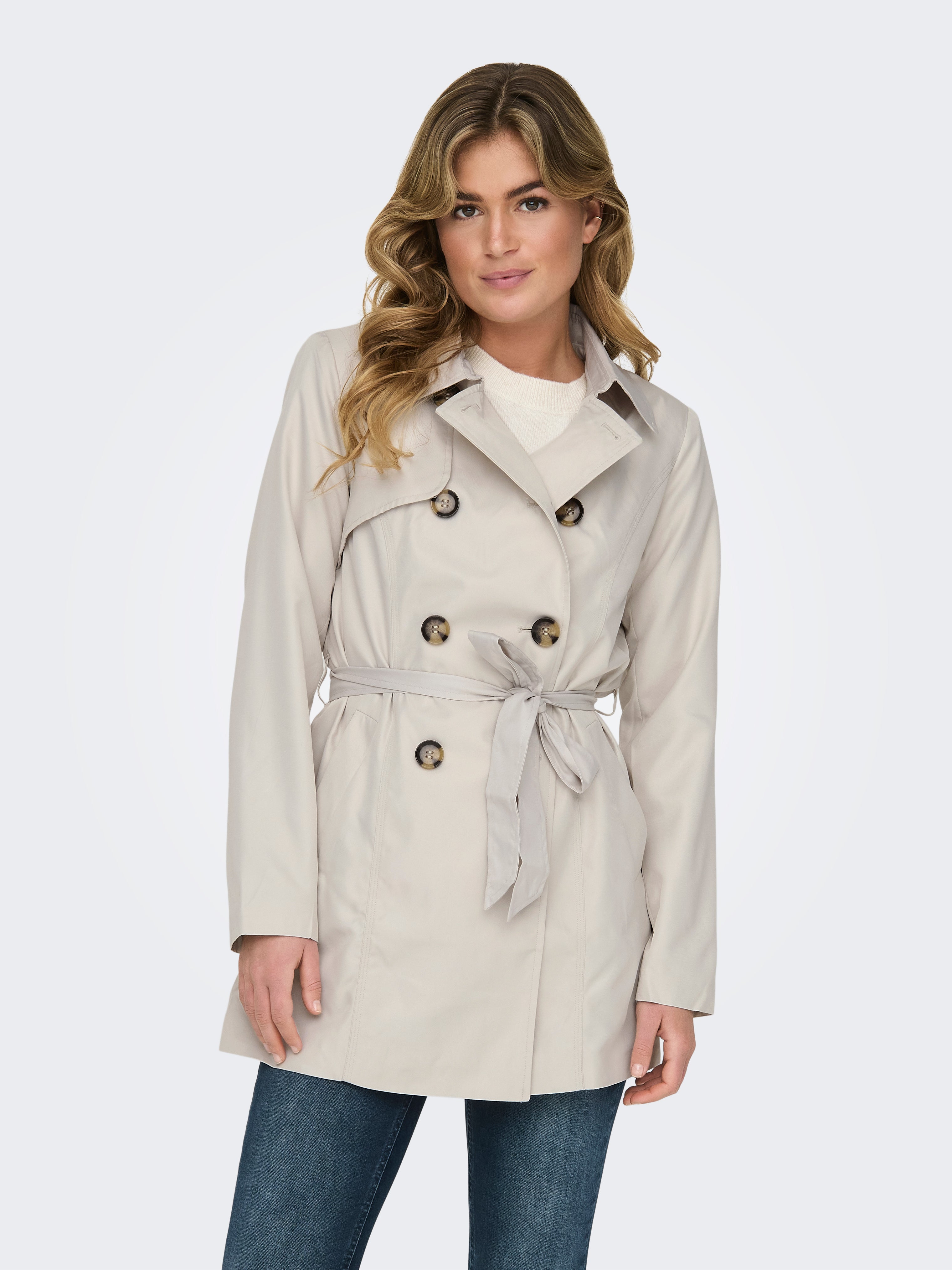 ONLVALERIE Trenchcoat Moonbeam