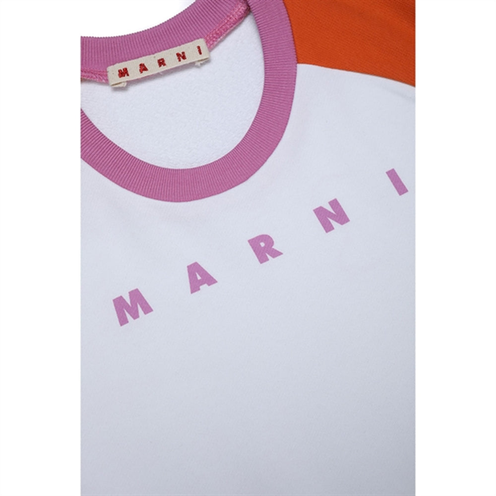 White/Multi Kjole - Marni → Luksusbaby.dk