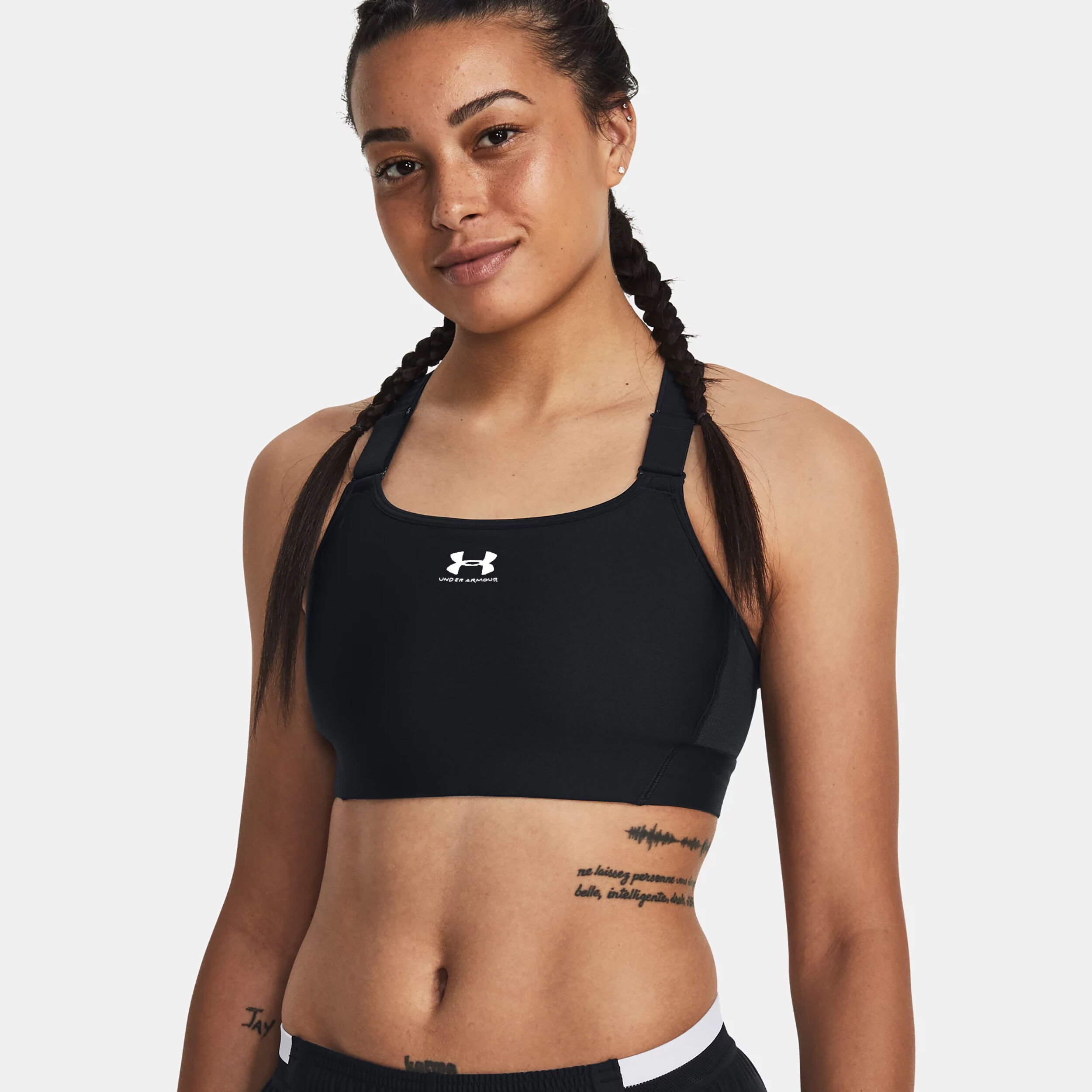 Under Armour Heatgear High Soutien-gorge Sport Femmes - Noir