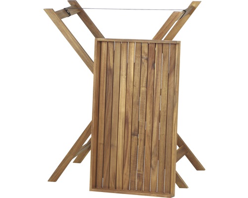 Dienblad met standaard, acacia