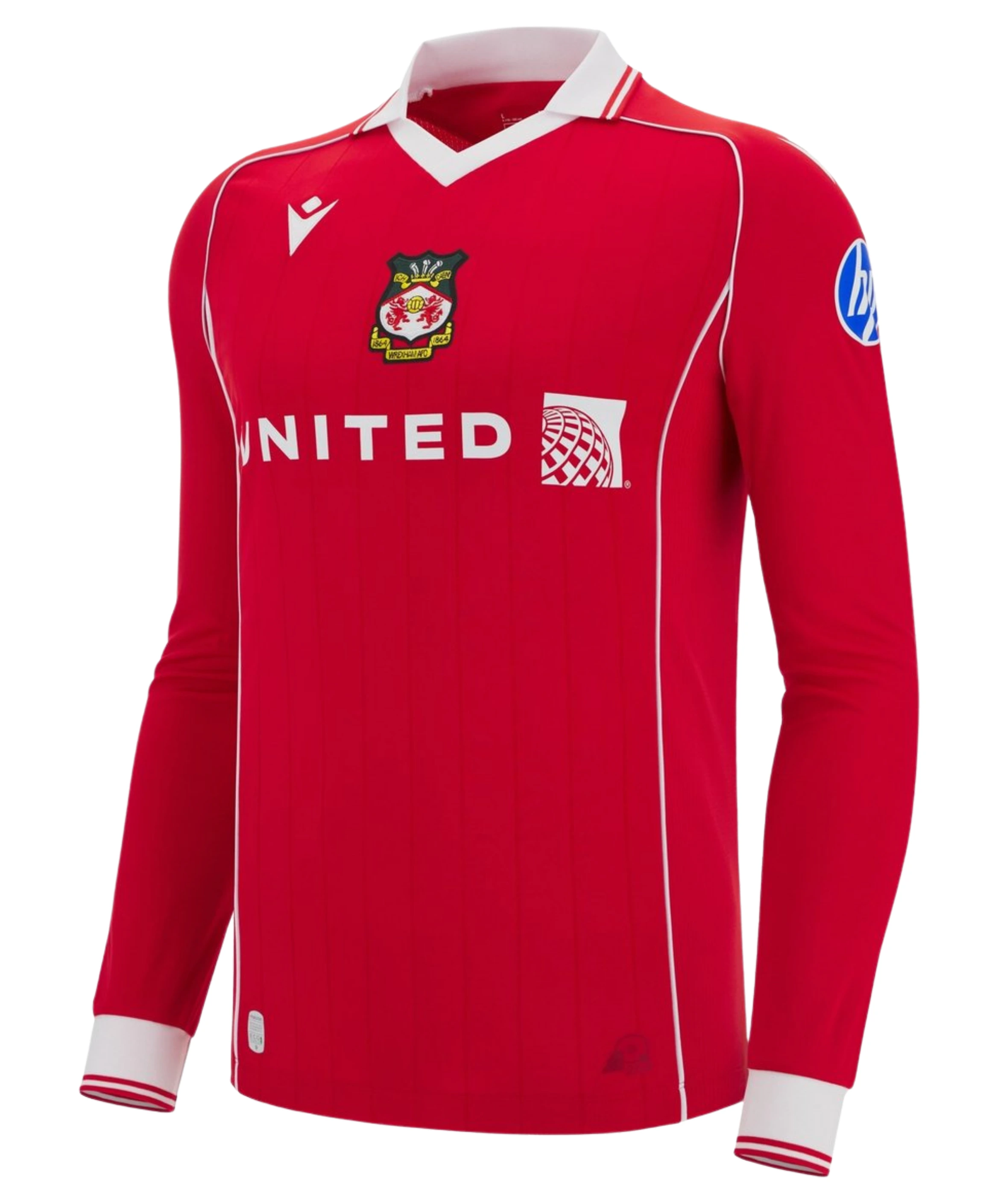 Wrexham AFC Thuisshirt Longsleeve 2025/26 - Voetbalshirt Wales