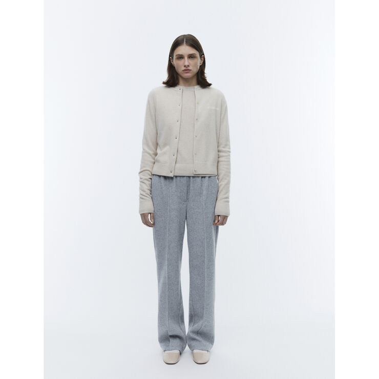2NDDAY 2ND Vinny TT - Soft Wool Blend Créme brulèe