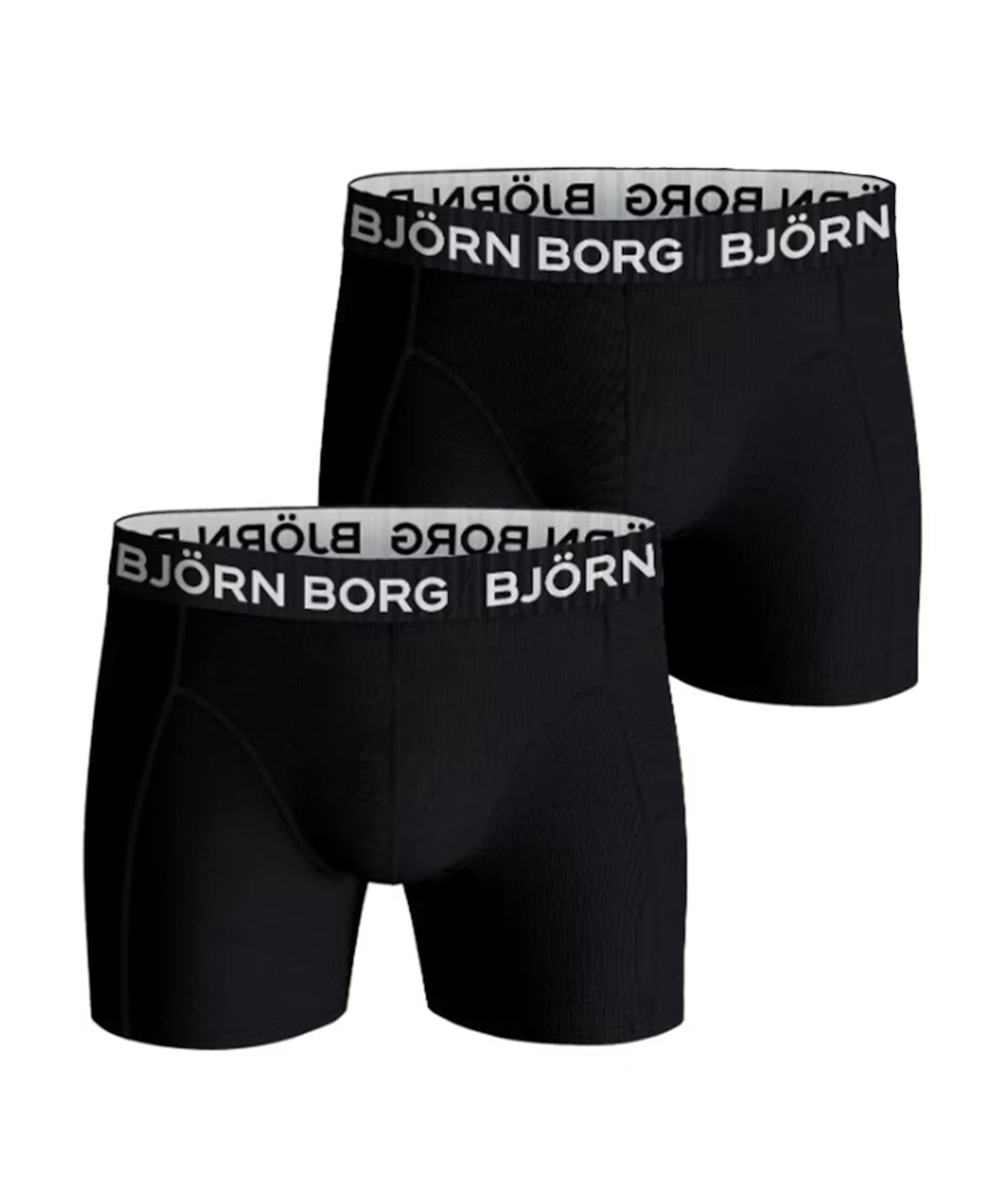 Björn Borg Heren boxershorts 2-pack zwart