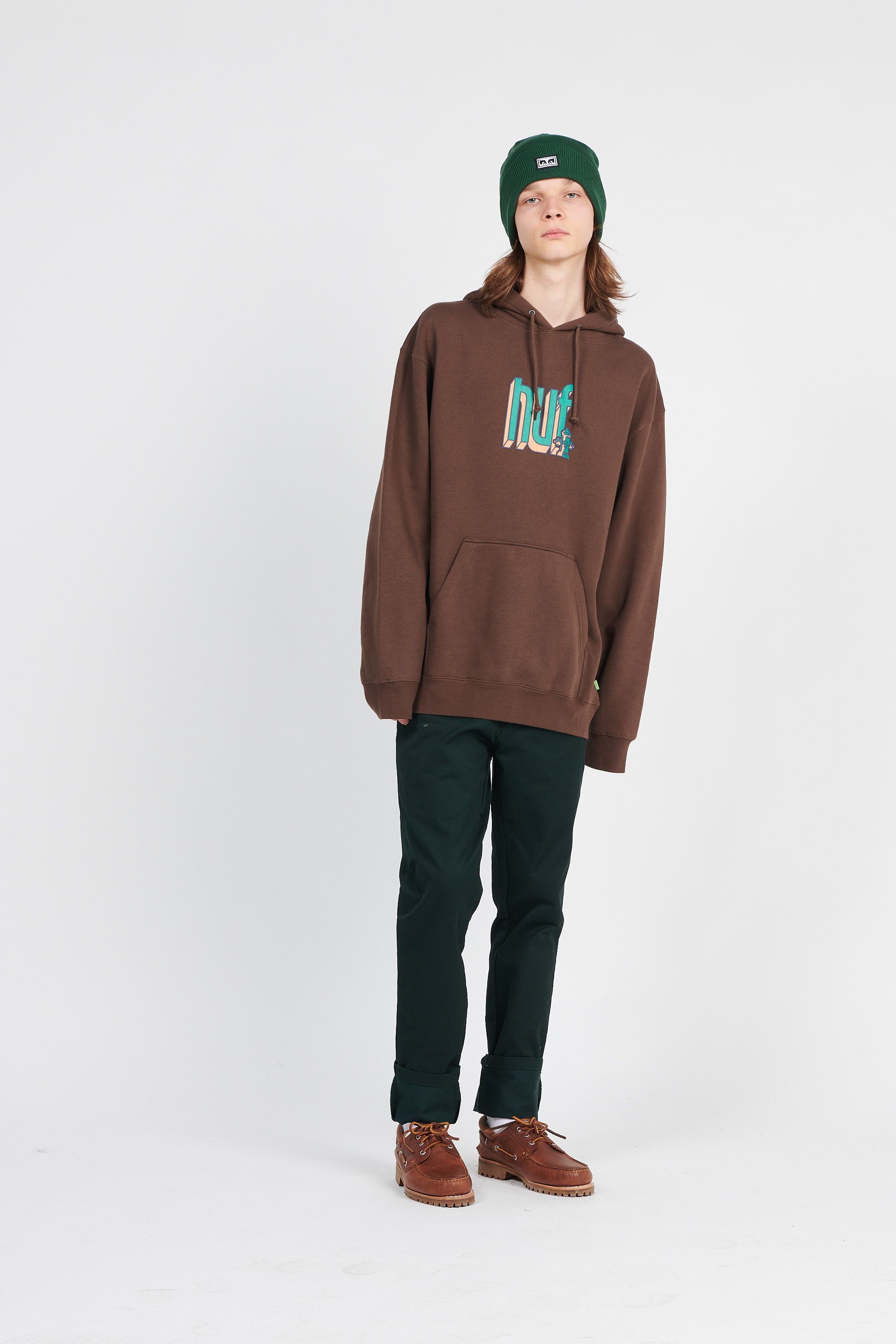 HUF Hoodie BOOKEND Noir