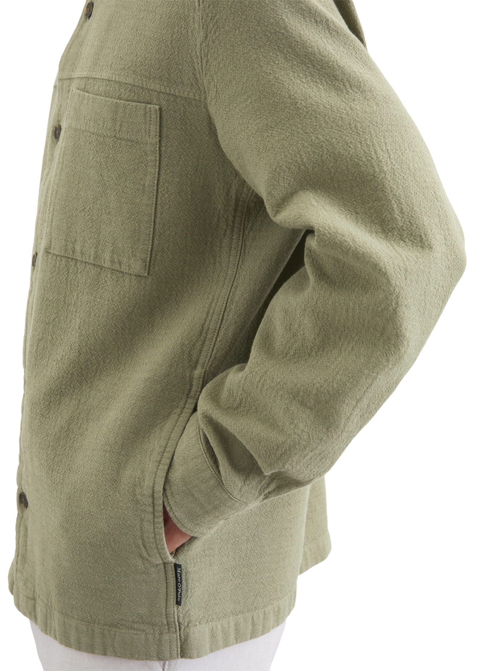 Marc O'Polo Hemdjacke Lebendige Crinkle-Struktur