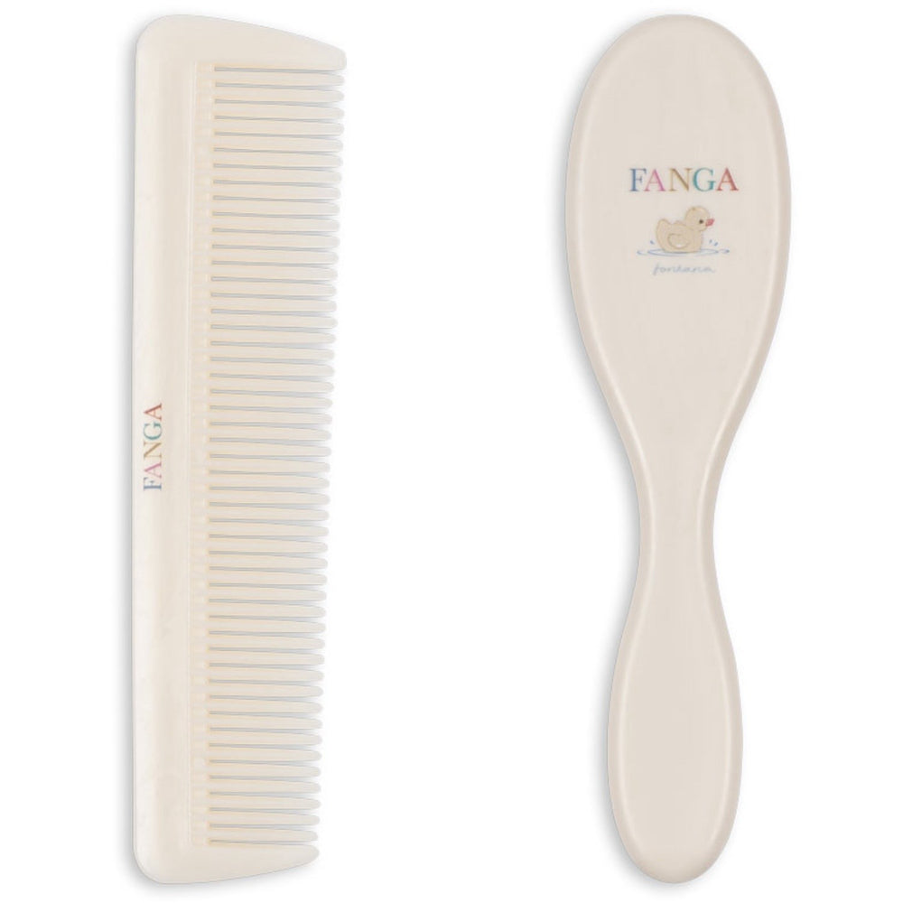 Køb Konges Sløjd Fanga Fontana Beige Baby Hairbrush Sæt