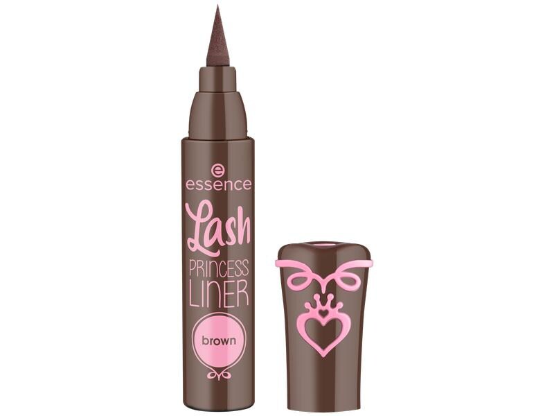 essence Eyeliner Lash Princess brown 01 brown Präziser Eyeliner für intensive Lidstriche