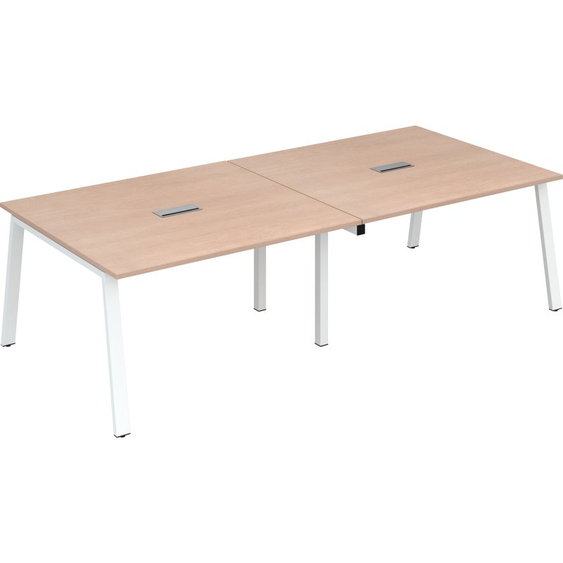 Extension table de réunion modulable ECLA L 140 x P 126 piétement métal