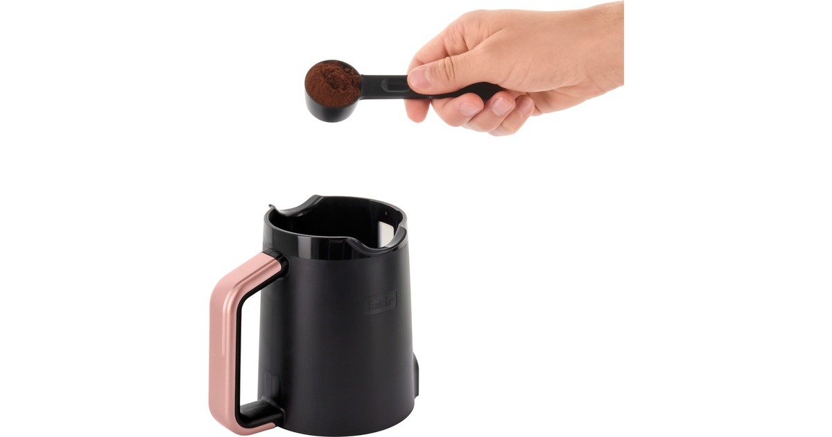 FakirKaave Mono mokkapot  (Roségoud/zwart)