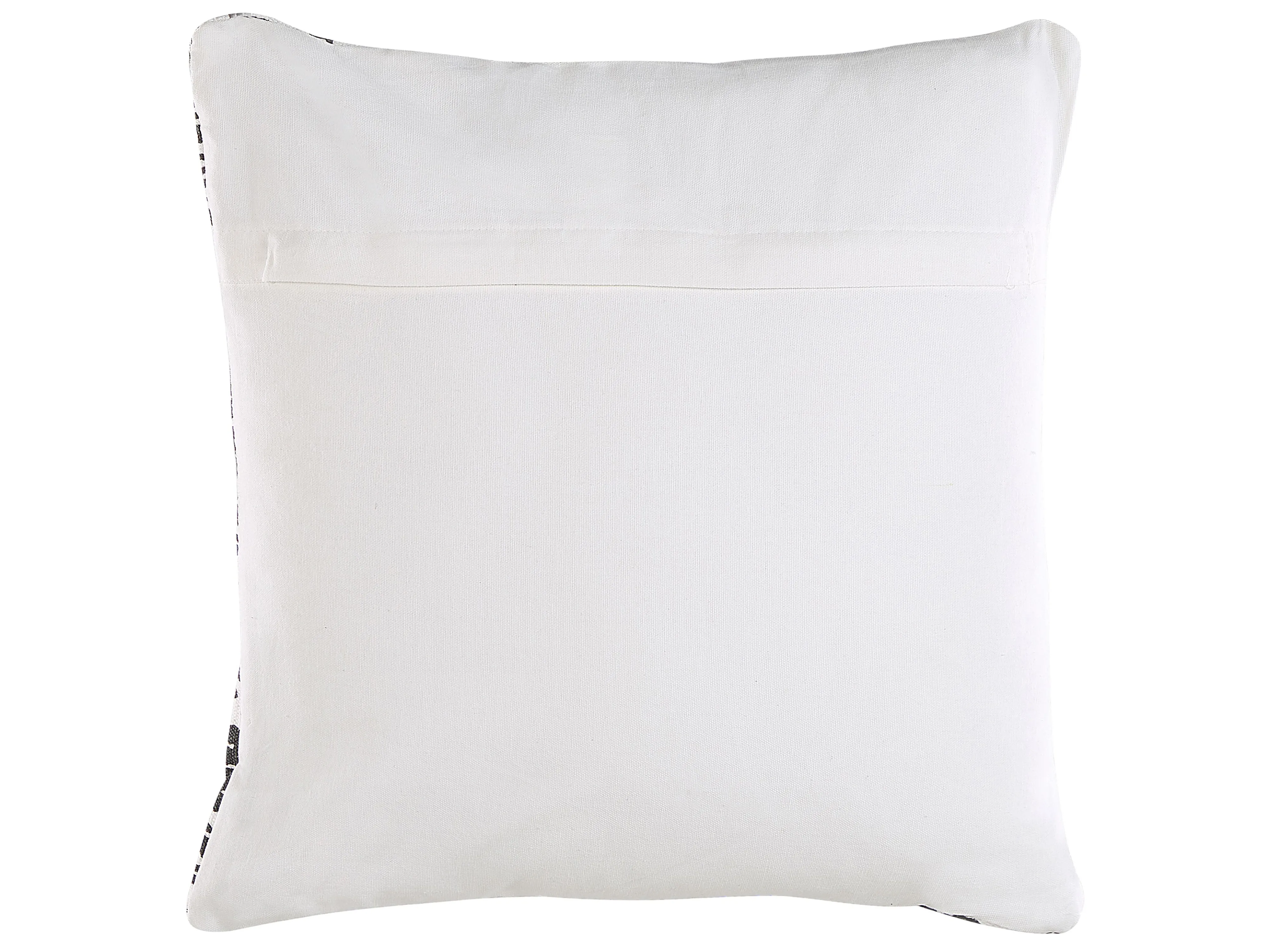 Set van 2 sierkussens HAZRO Katoen 45 x 45 cm Zwart geometrisch patroon