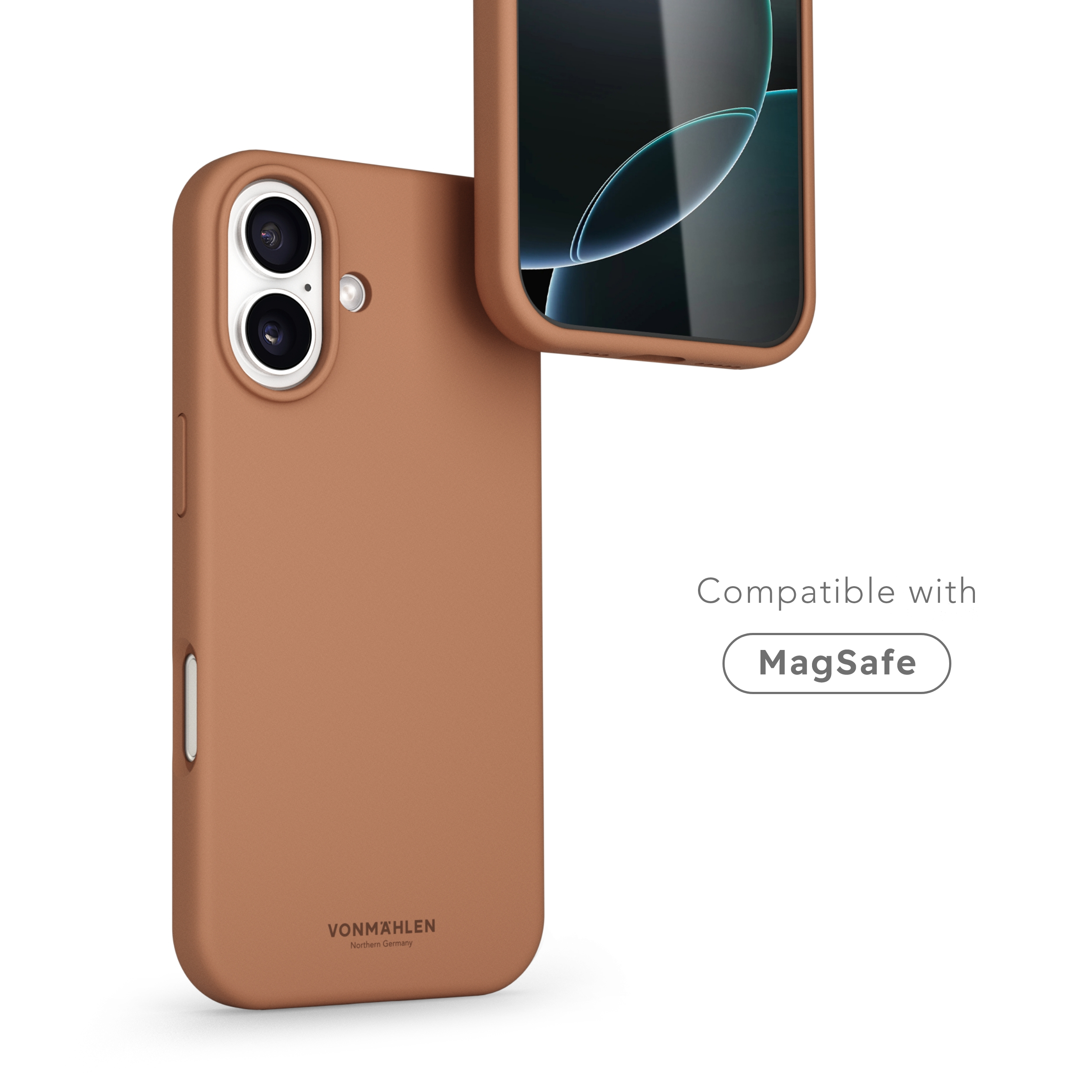 iPhone 17 MagSafe Soft Silicone Hülle Case Recycled (MSC00109) - Dark Cream