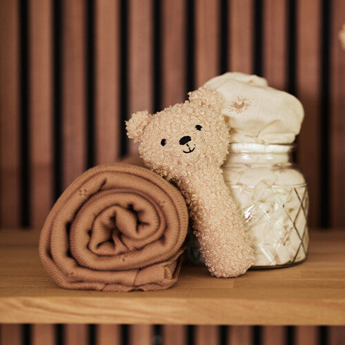 Jollein knijprammelaar teddy bear - naturel