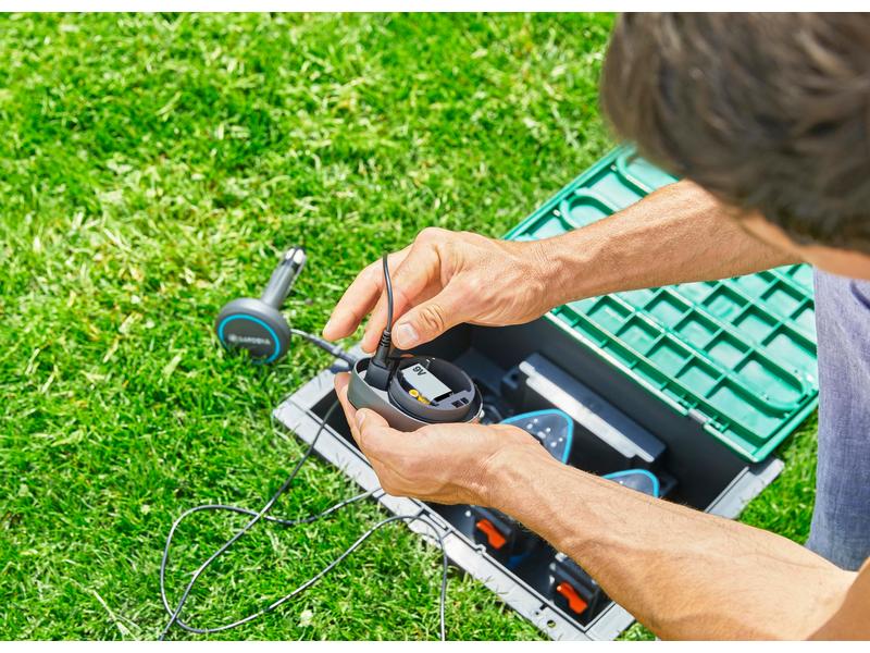 GARDENA Bodenfeuchtesensor batteriebetrieben Automatische wassersparende Bewässerung