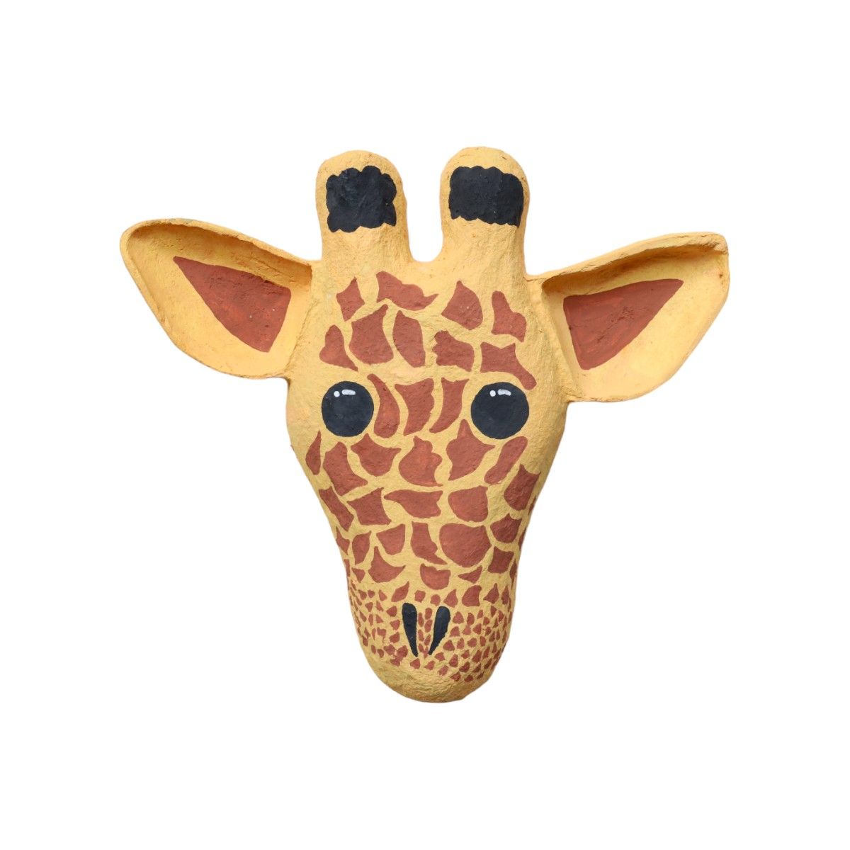 Trophée mural en papier mâché girafe Pondie Chérie