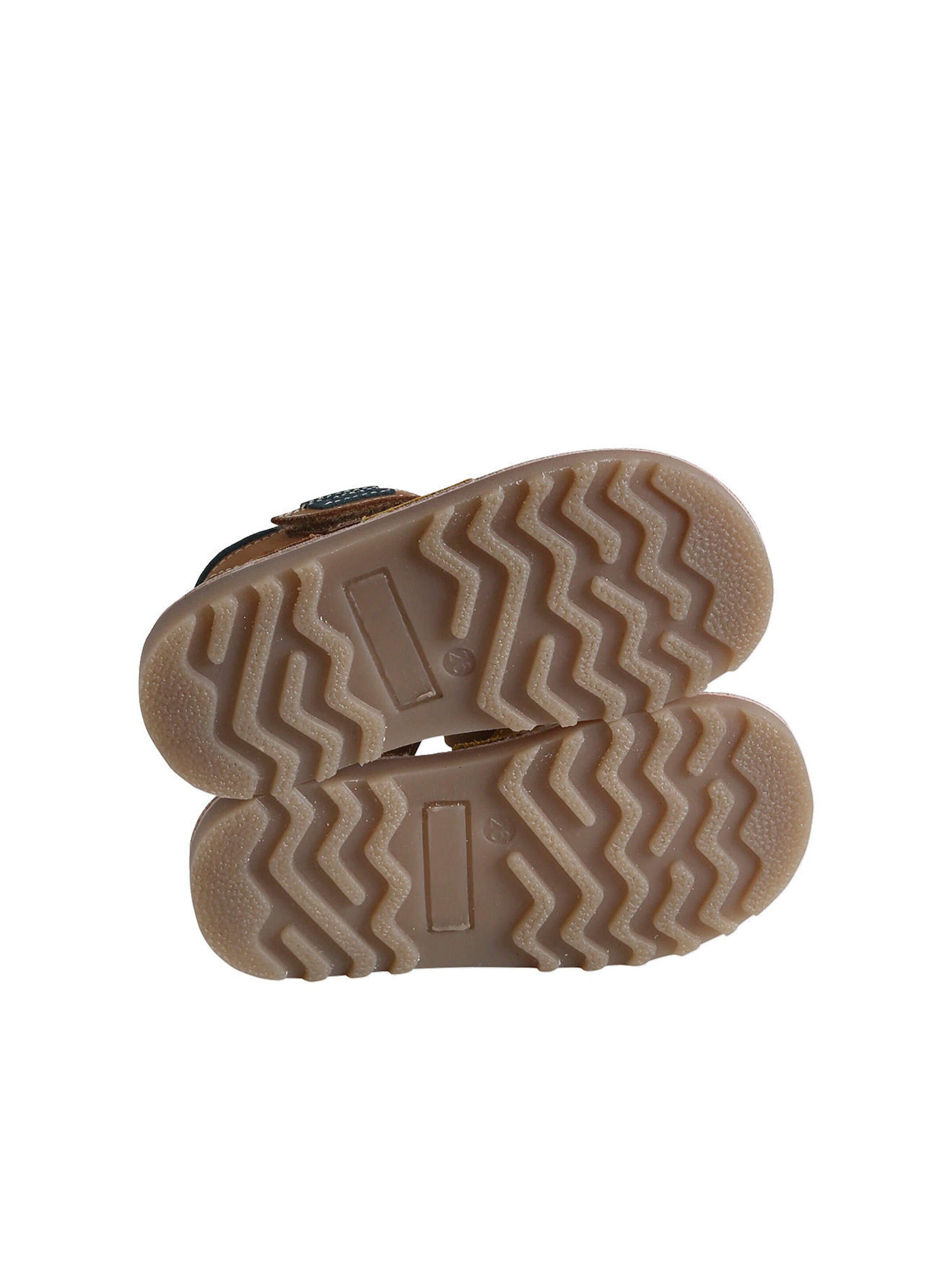 Vertbaudet Kinder Klett-Sandalen, Anziehtrick beige