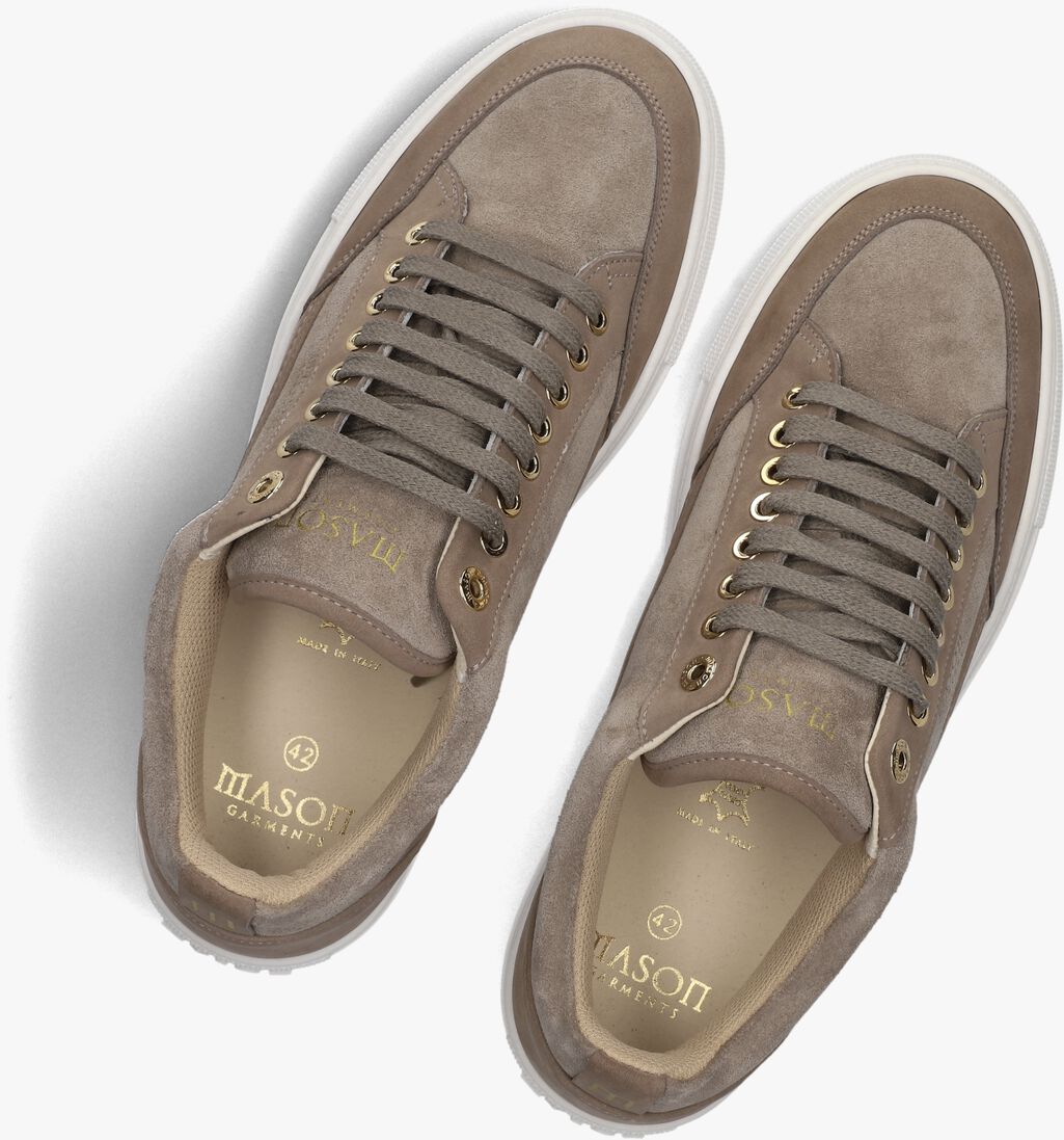 taupe mason garments lage sneakers tia miscuglio