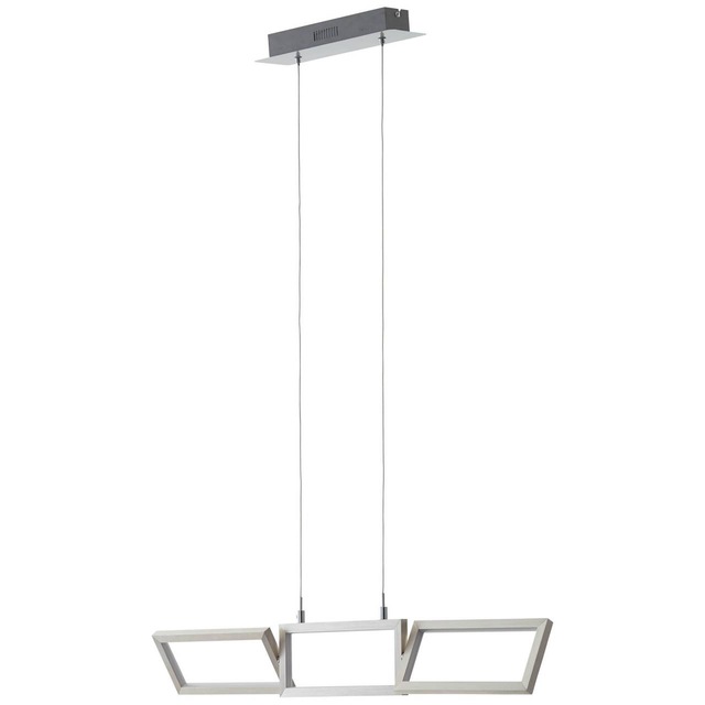 Brilliant Pendelleuchte »Tunar« LED-Modul 1 Stk. Warmweiss LED Hängelampe 3flg alu