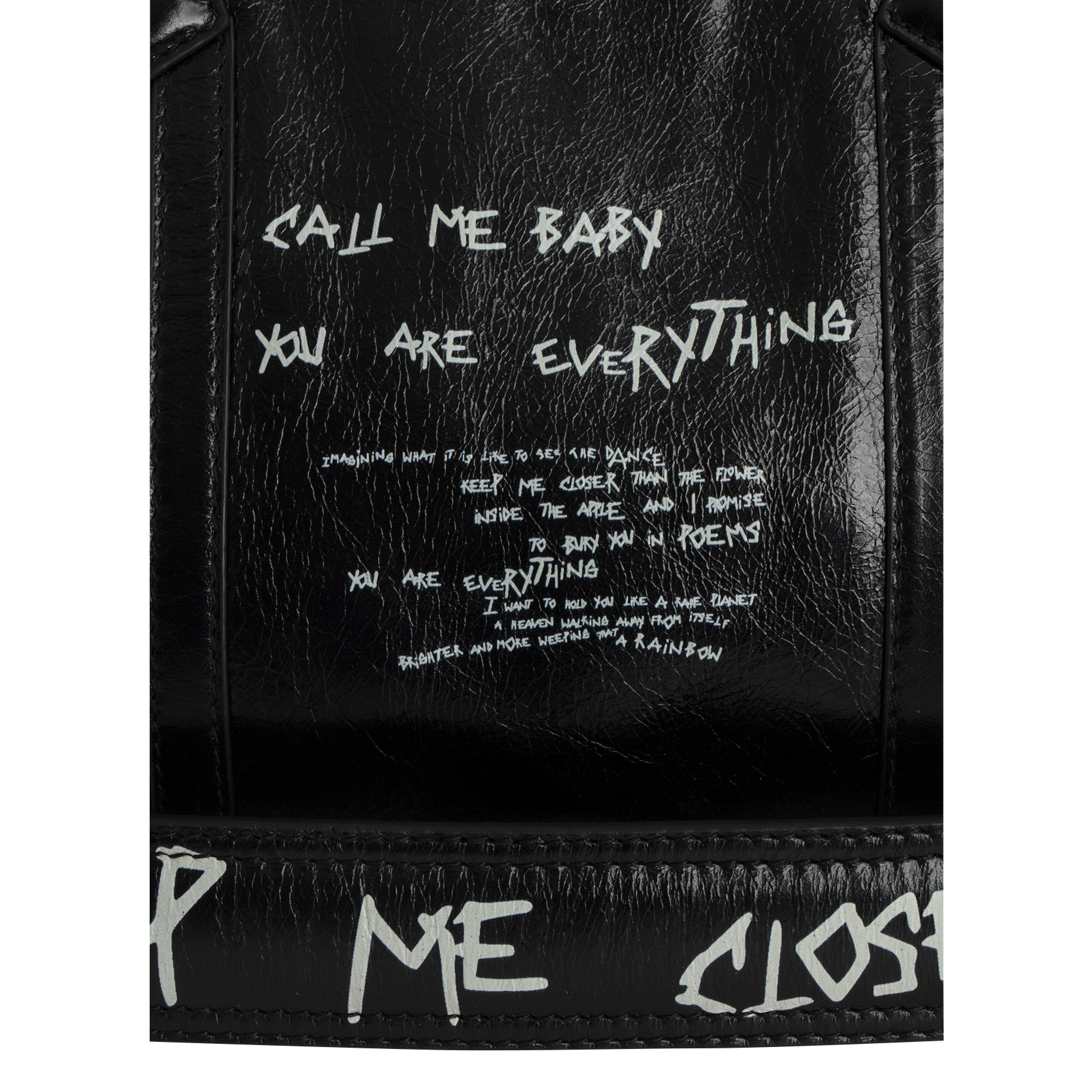 SUNNY - Sac bandoulière en cuir | Noir