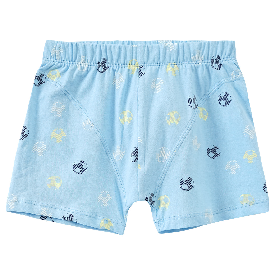 Yigga 5 Jungen Boxer mit Bio-Baumwolle hellblau / dunkelblau / creme