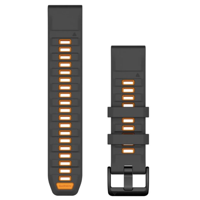Garmin Unisex Diverse QuickFit® 22 Strap (Silicone) Sort