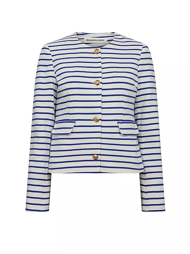 DESIGNERS REMIX Jerseyblazer STACY hellblau