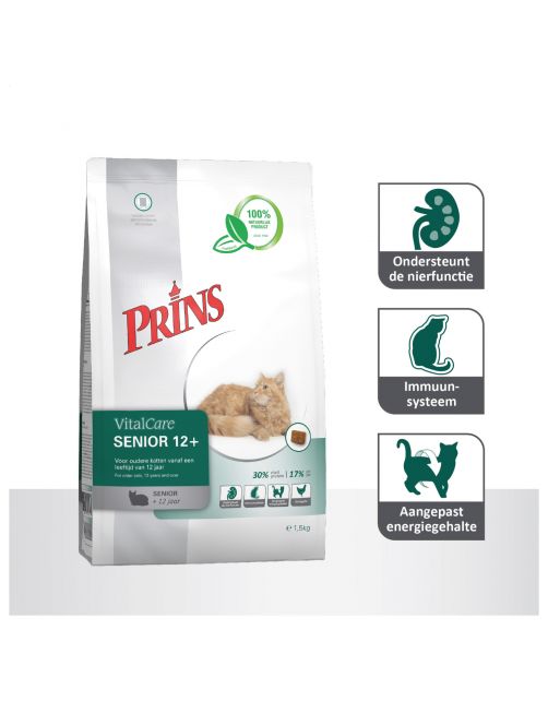 Prins Vitalcare Cat Senior 12plus - Kattenvoer