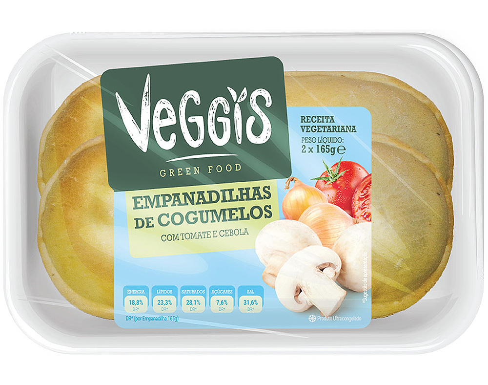 EMPANADILHA VEGGIS DE COGUMELOS 2X165G
