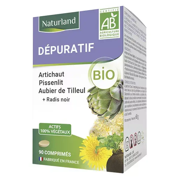 Naturland Dépuratif Bio 90 comprimés