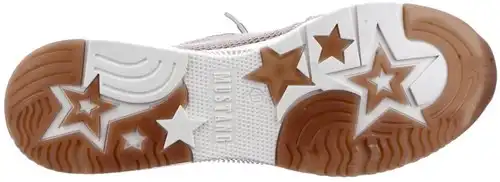 Mustang beige 1358-321 - maat 44 sneaker beige - maat 44 Calandschoen