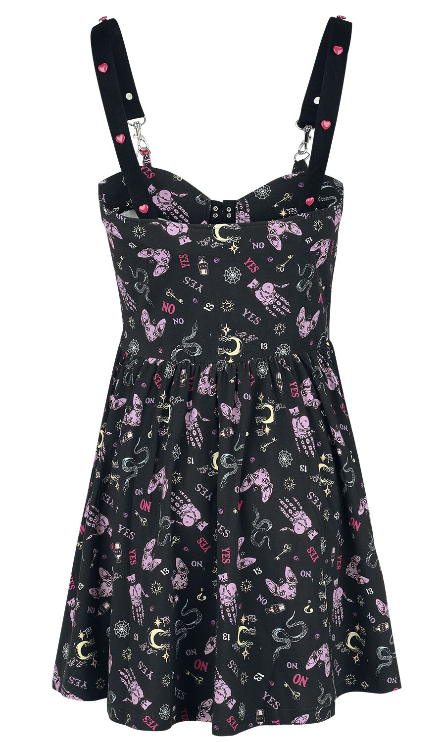 Ditsy Ouija Printed Mini Dress | Jawbreaker Robe courte