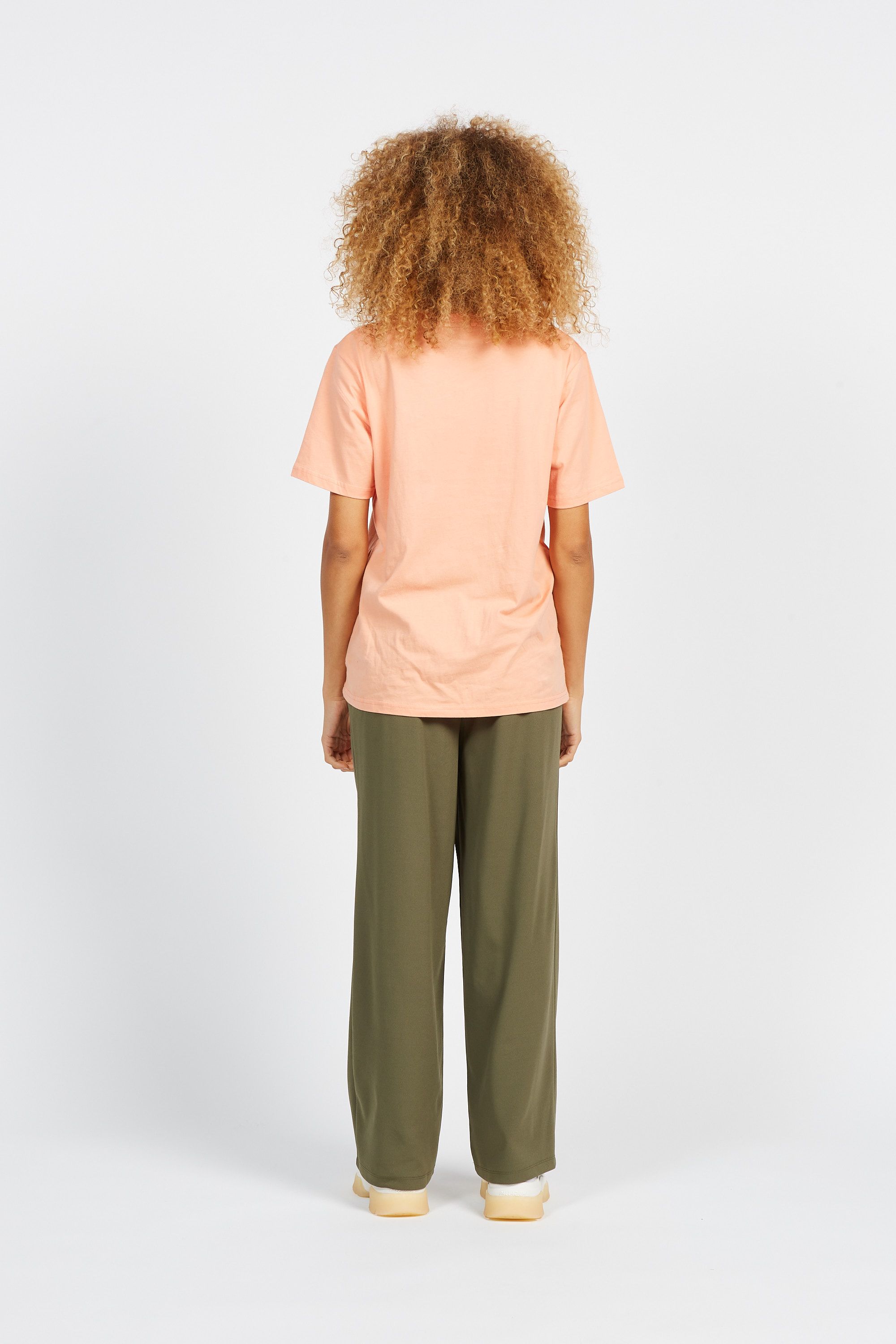 SANTA CRUZ T-shirt Free Spirit Wave Orange
